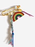 Broszka Agrafka Tolerancja Tęczowa Armia LGBT