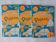 Kreatywne kolorowanki z naklejkami Pojazdy wyd. AVANTI