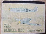 PROPAGANDA A4 Nierozcięte kupony zaopatrzeniowe , hiszpańska wojna domowa