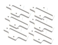 UNIWERSALNA PODKŁADKA POD ZAWIAS MEBLOWY DYSTANS 6 SZTUK 5mm BIAŁE