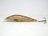 Wobler Standard 9 cm Classic Trout - Orange hand made, rękodzieło