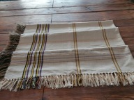 SKANDYNAWSKI DESIGN LNIANY OBRUS PRZEPLATAŃCE FRĘDZLE J.NOWY 142x151 nr.26