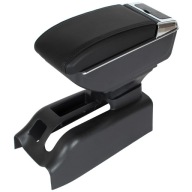 Podłokietnik ze Schowkiem Samochodowy Ekoskóra Czarny do VW Golf 4 IV Bora