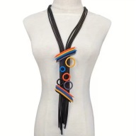 Piękny długi wisior wisiorek naszyjnik damski