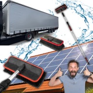 SZCZOTKA TELESKOPOWA DŁUGA MYJĄCA DO MYCIA PANELI FOTOWOTAICZNYCH DACHU 4,9