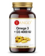 Yango Omega 3 + D3 4000 IU 60 kapsułek