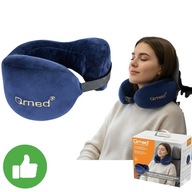 PODUSZKA PODRÓŻNA ORTOPEDYCZNA ROGAL NA SZYJĘ QMED MEMORY FOAM
