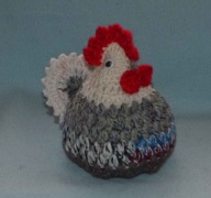 Kurka na szydełku / kogucik / kura / Wielkanoc