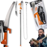 PIŁA DO CIĘCIA GAŁĘZI TELESKOPOWA RĘCZNA Z SEKATOREM NA WYSIĘGNIKU 3,75M