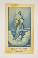 ŚW. OBRAZEK MATKA BOSKA SŁODKIE SERCE MARYI 1927 r. ZOBACZ!