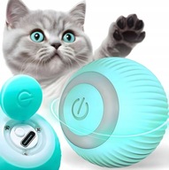 Zabawka interaktywna dla kota , psa ruchoma elektryczna zabawna piłka