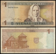 BNA - LITWA 1 Lit Litas 1994 AAE 7673220 # P53 # F++