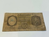 5 pesos Argentyna (1960-1962); P#275; stan G