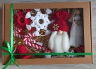 Ozdoby choinkowe z makramy - handmade box nr 5