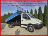 Iveco 70C17 3.0 170KMDmc 3.5t Wywrotka 3-str Kiper 3.7m Klima 171tys Sprow