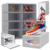 10X PUDEŁKA NA BUTY ORGANIZER PUDEŁKO SZAFKA PÓŁKA STOJAK POJEMNIKI OBUWIE