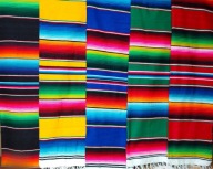 Meksykański koc SARAPE 210x150 cm RĘKODZIEŁO