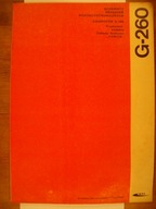 G-260 Gramofon Instrukcja Serwisowa Fonica