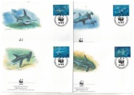 02-FDC-KP47-Monteserrat, WWF 1999-Fauna oceaniczna