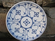 Porcelanowy Płaski Talerz Obiadowy_WZÓR SŁOMKOWY_BAVARIA