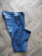 Livergy Spodnie męskie 44/34 straight fit strecz miękki jeans pas106