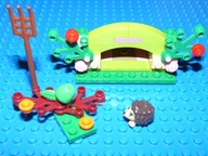 LEGO friends zwierzęta jeż jabłko widły rośliny