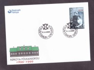 Wyspy Owcze - 2000 rok - FDC Koperta - znaczki nr 365