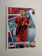 Karta topps match attax autograf Serbia Euro 2024 Veljković