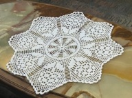 SERWETA 58CM OBRUS RĘCZNIE WYKONANY SZYDEŁKOWY HAND MADE RĘKODZIEŁO