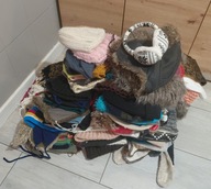 105 sztuk mega paka zestaw szaliki czapki