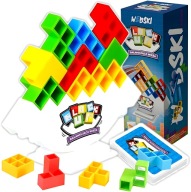 BALANSUJĄCA WIEŻA TETRIS KLOCKI GRA ZRĘCZNOŚCIOWA BLOCK UP KARTY AKCJI DUŻY