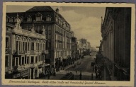 ŁÓDŹ 1941r. ADOLF Hitler str. TRAMWAJ Feldpost gapa 796j