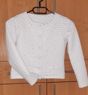 BOLERKO KOMUNIJNE BIAŁE 134 Z PEREŁKAMI