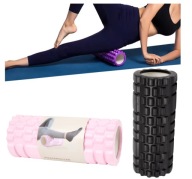 WAŁEK DO MASAŻU ROLLER Z WYPUSTKAMI 33X14 CM MASAŻ RELAKS MIĘŚNI