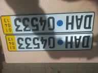 tablice rejstracyjne kolekcjonerskie