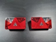 Lampy tylne zespolone prawa i lewa do przyczepy, lawety 12V