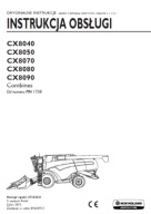 CX8040 CX8050 CX8070 CX8080 CX8090 INSTRUKCJA OBSŁUGI NEW HOLLAND