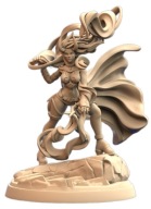 Shadow Elementalist Mag Kultu Cienia Pinup B RPG Druk 3D NSFW