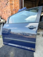 VW GOLF V PLUS DRZWI PRZEDNIE LEWE LEWY PRZÓD NIEBIESKIE