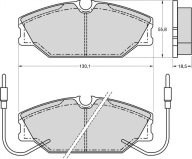 Klocki hamulcowe Renault Espace/25/Super 5Turbo