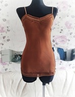 BLUZKA BLUZECZKA TOP TOPIK NA RAMIĄCZKACH KORONKA wygodna miła koronka