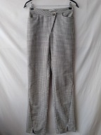 Spodnie proste w pepitkę - 34