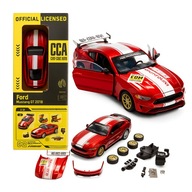 Model Ford Mustang GT metalowy samochód 1:42 zestaw do tuningu CZERWONY