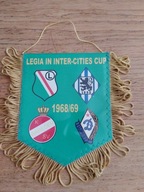 Legia Warszawa - Puchar Miast Targowych 1968 rok