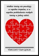 A2 PLAKAT MOTYWACYJNY PSYCHOLOGIA VINCENT VAN GOGH, WIELKIE RZECZY NIE ...