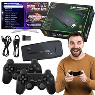 GRA TELEWIZYJNA TV MINI RETRO KONSOLA HDMI BEZPRZEWODOWA 2xPAD 20000 GIER