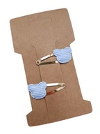 Spineczki spinki do włosów boho dla niemowląt niemowlaka mini pyk miś misie