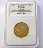 2 ZŁOTE 2011 SMOLEŃSK / MS68 PCG