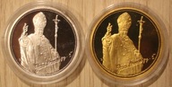 PAPIEŻ - JAN PAWEŁ II 2008 - 2 SZTUKI x 16 GRAM SREBRO 999, CERTYFIKAT ETUI