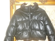 BOMBERKA KURTKA PUCHOWA -XL-SKÓRA -CUDNA.JESIEŃ -ZIMA.